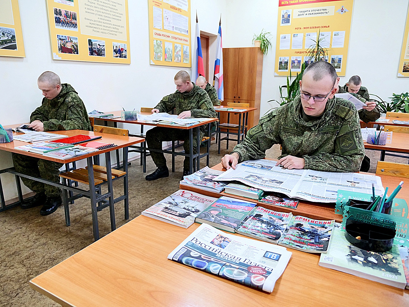 Комната досуга в армии