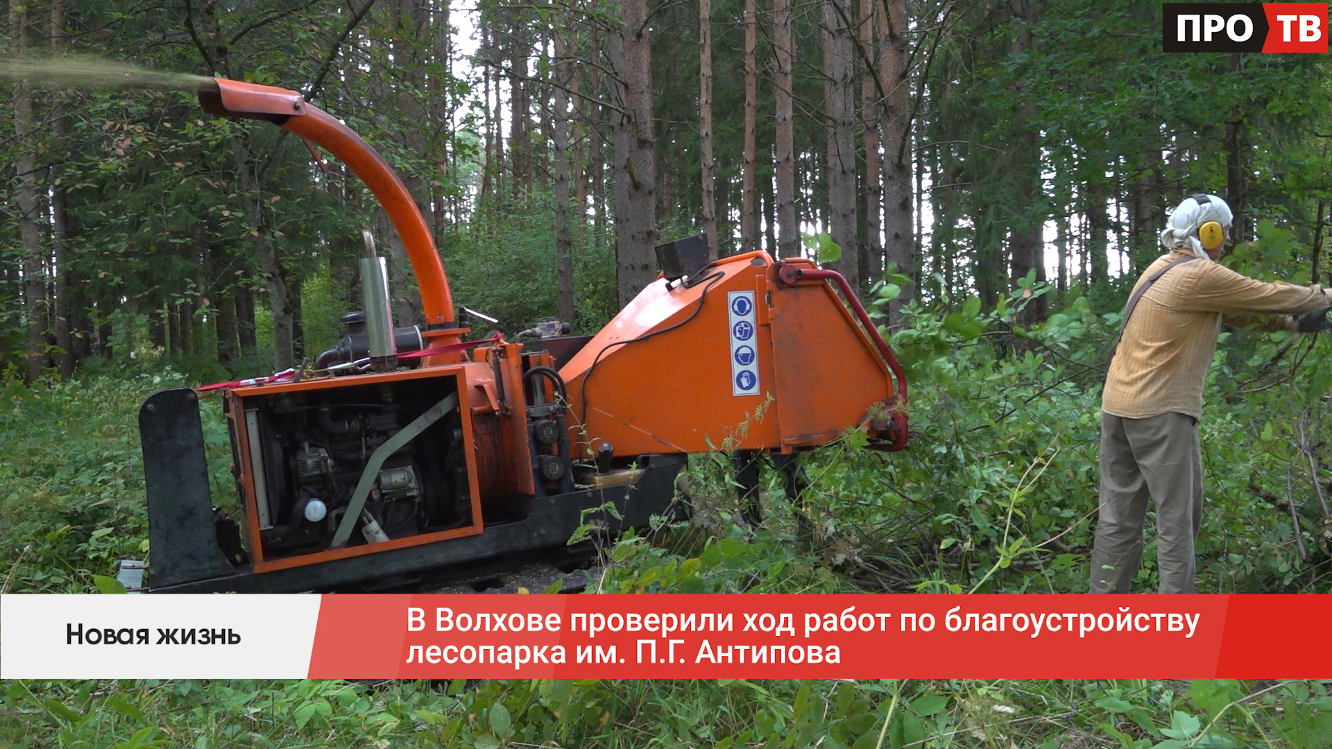 Новая жизнь: в Волхове проверили ход работ по благоустройству лесопарка им.  П.Г. Антипова (ВИДЕО) - ПРО-ВОЛХОВ